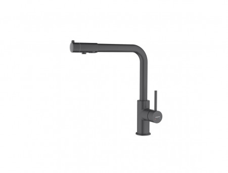 Смеситель для Кухни «Aquatek» с Подключением к Фильтру Питьевой Воды, Европа, Черный Матовый (AQ1386MB)