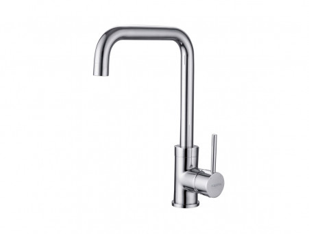 Смеситель для Кухни «Aquatek» Квадратный Излив, Хром (AQ1080CR)