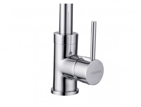 Смеситель для Кухни «Aquatek» Квадратный Излив, Хром (AQ1080CR)