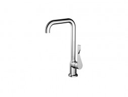 Смеситель для Кухни «Aquatek» Квадратный Излив, Хром (AQ1083CR)