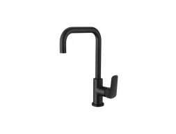 Смеситель для Кухни «Aquatek» Вега, Квадратный Излив, Черный Матовый (AQ1081MB)