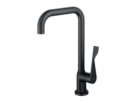 Смеситель для Кухни «Aquatek» Квадратный Излив, Черный Матовый (AQ1083MB)