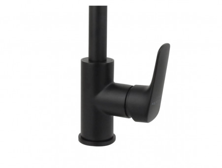 Смеситель для Кухни «Aquatek» Вега, Полукруглый Излив, Черный Матовый (AQ1082MB)
