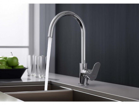 Смеситель для Кухни «Aquatek» Оберон, Хром (AQ1282CR)