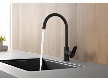 Смеситель для Кухни «Aquatek» Бетта, Черный Матовый (AQ1182MB)