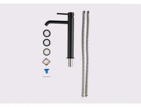 Смеситель для Раковины «Aquatek» 215 Европа, Черный Матовый (AQ1304MB)