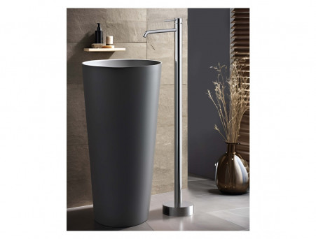 Смеситель для Раковины «Aquatek» Европа, Напольный, Хром (AQ1309CR)