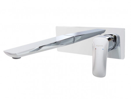 Смеситель для Раковины «Aquatek» Вега, Встраиваемый в Стену, Хром (AQ1013CR)