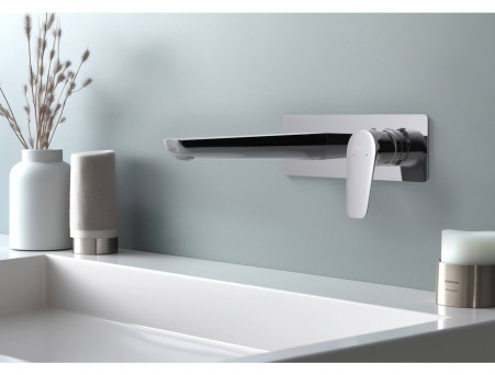 Смеситель для Раковины «Aquatek» Бетта, Встраиваемый в Стену, Хром (AQ1113CR)