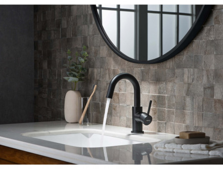 Смеситель для Раковины «Aquatek» Европа, без Донного Клапана, Черный Матовый (AQ1307MB)