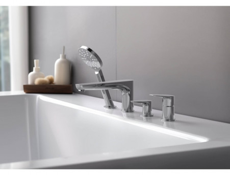 Смеситель на Борт Ванны «Aquatek» Бетта, 4 Отверстия, Хром (AQ1148CR)