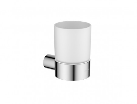 Стакан с Держателем «Aquatek» Лира, Хром (AQ4404CR)