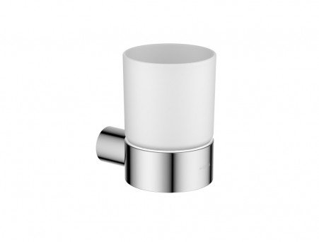 Стакан с Держателем «Aquatek» Лира, Хром (AQ4404CR)