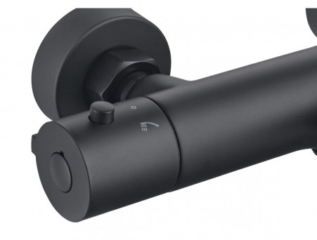 Смеситель для Ванны «Aquatek» Термостатический, Черный Матовый (AQ1043MB)