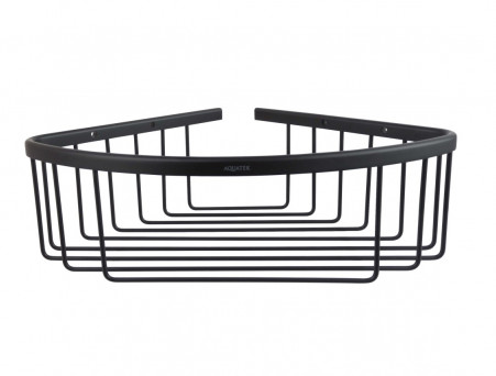 Угловая Полка «Aquatek» Вега, Латунь, Чёрный Матовый (AQ4006MB)