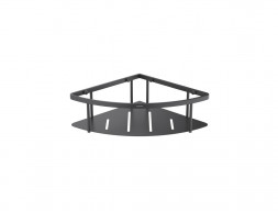 Угловая Полка «Aquatek» Нержавеющая Сталь, Чёрный Матовый (AQ4926MB)