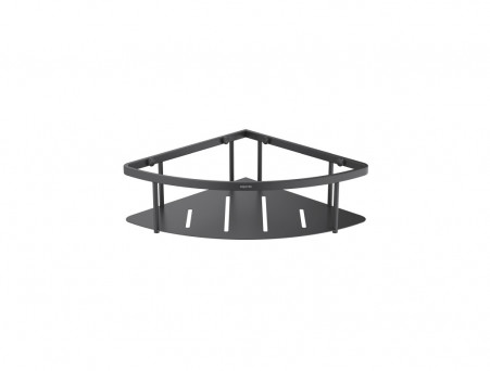 Угловая Полка «Aquatek» Нержавеющая Сталь, Чёрный Матовый (AQ4926MB)