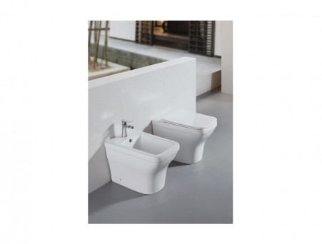 Унитаз Напольный «Aquatek» Амадео, Безободковый, Сиденье Soft Close, 56x37x40см (AQ1964-00)