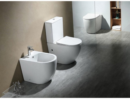 Унитаз-Компакт «Aquatek» Европа, Сиденье Soft Close, с Бачком (AQ2903-00)