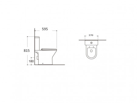 Унитаз-Компакт «Aquatek» Леон, Сиденье Soft Close, с Бачком (AQ2785-00)