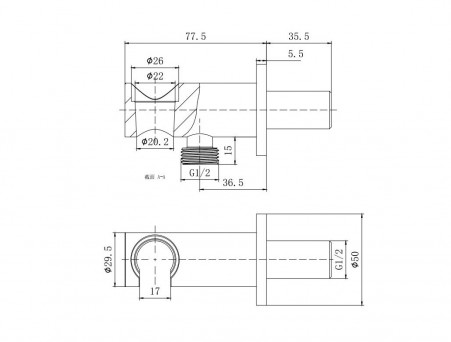 Шланговое Подсоединение с Держателем «Aquatek» Настенное, Хром (AQ2455CR)