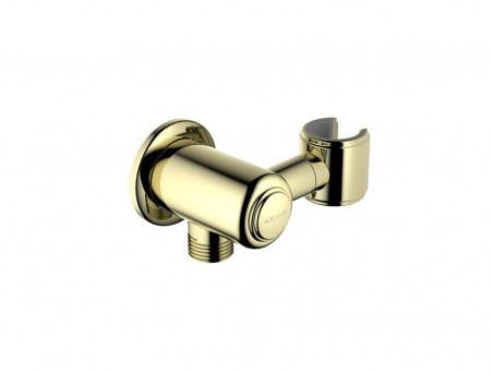 Шланговое Подсоединение «Aquatek» Классик Настенное, Полированное Золото (AQ2462PG)