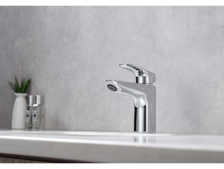 Смеситель для Раковины «Aquatek» 97 Вега, без Донного Клапана, Хром (AQ1010CR)