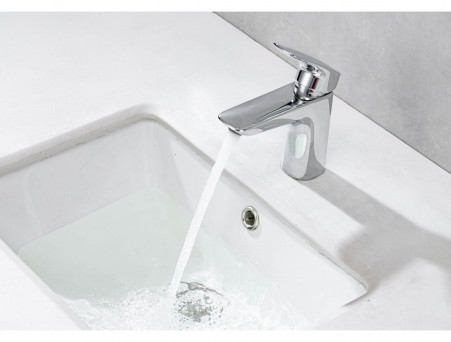 Смеситель для Раковины «Aquatek» 97 Вега, без Донного Клапана, Хром (AQ1010CR)