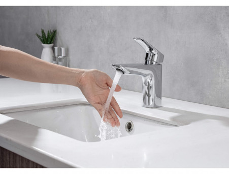 Смеситель для Раковины «Aquatek» 97 Вега, без Донного Клапана, Хром (AQ1010CR)