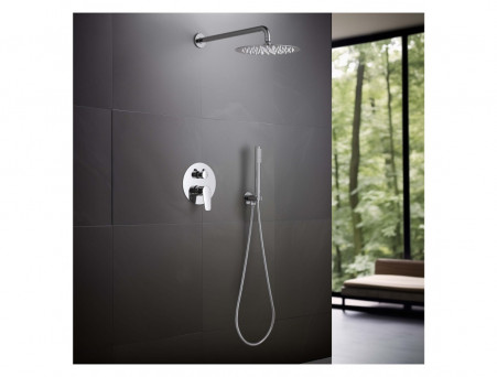 Душевая Система «Aquatek» SET 3в1 Оберон, Хром (AQ1172CR)