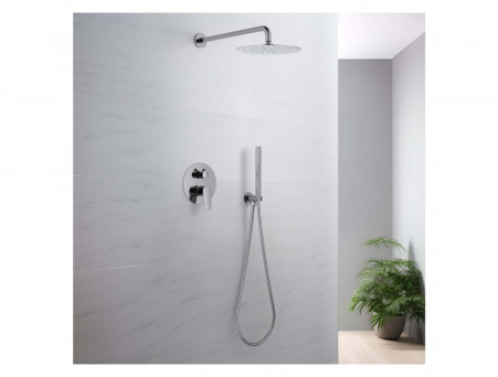 Душевая Система «Aquatek» SET 3в1 Оберон, Хром (AQ1172CR)