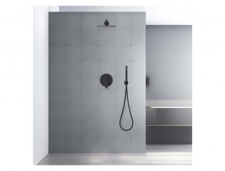 Душевая Система «Aquatek» SET 3в1 Оберон, Черный Матовый (AQ1172MB)