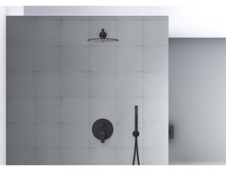 Душевая Система «Aquatek» SET 3в1 Оберон, Черный Матовый (AQ1172MB)