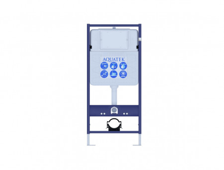 Комплект «Aquatek» SET Амадео-009: Унитаз с Крышкой-Сиденьем, Инсталляция, Звукоизоляция, Клавиша и Крепления (INS-0000012+AQ1163-00)