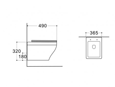Комплект «Aquatek» SET Амадео CM: Унитаз с Сиденьем и Инсталляция (INS-0000012+AQ1180-00)