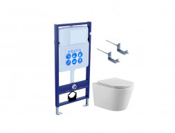 Комплект «Aquatek» SET Вега: Унитаз, Инсталляция и Крепления (INS-0000012+AQ1905-00)