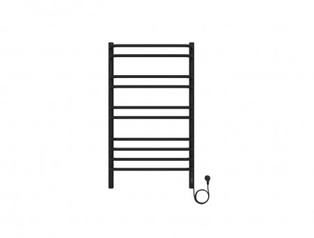Полотенцесушитель Электрический «Aquatek» П10 Quick Touch Пандора, Черный Матовый, 50x90 (AQ EL RRP1090BL)