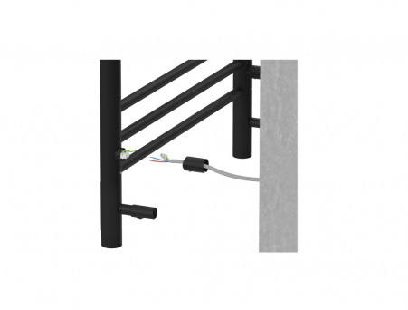 Полотенцесушитель Электрический «Aquatek» П7 Quick Touch Альфа, Белый, 50x70 (AQ EL RRP0770BL)