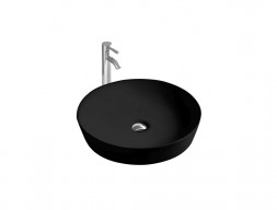 Раковина Накладная «Aquatek» Европа, Круглая, Черный Матовый, 415x415x135 (AQ5558-MB)
