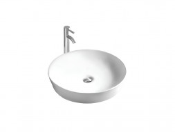 Раковина Накладная «Aquatek» Европа, Круглая, Белый Матовый, 415x415x135 (AQ5558-MW)