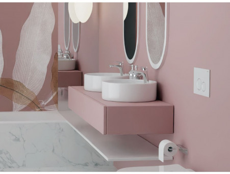 Раковина Накладная «Aquatek» Европа, Круглая, Белый, 405x405x140 (AQ5212-00)