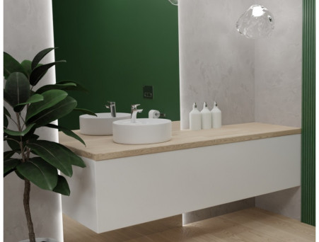 Раковина Накладная «Aquatek» Европа, Круглая, Белый, 405x405x140 (AQ5212-00)