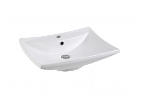 Раковина Накладная «Aquatek» Прямоугольная, Белый, 460x600x170 (AQ5518-00)