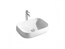 Раковина Накладная «Aquatek» Прямоугольная, Белый Матовый, 420x560x140 (AQ5526-MW)