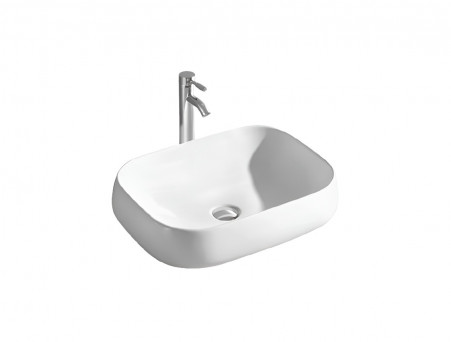 Раковина Накладная «Aquatek» Прямоугольная, Белый Матовый, 420x560x140 (AQ5526-MW)