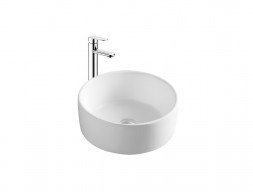 Раковина Накладная «Aquatek» Круглая, Белый Матовый, 400x400x165 (AQ5118-MW)