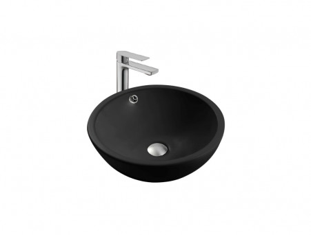 Раковина Накладная «Aquatek» Круглая, Черный Матовый, 440x440x175 (AQ5354-MB)