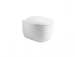 Унитаз Подвесной «Aquatek» Альтаир Безободковый с Сиденьем, Белый, 530x370x340 (AQ1980-00)