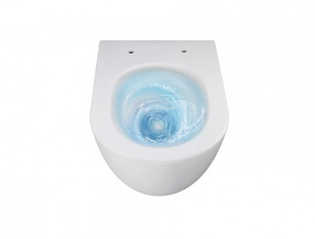 Унитаз Подвесной «Aquatek» Европа Безободковый с Сиденьем, Белый, 490x360x320 (AQ1900T-00)