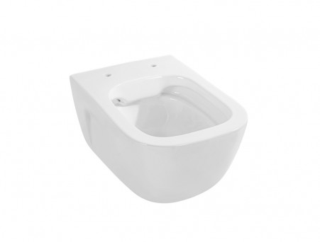 Унитаз Подвесной «Aquatek» Дива Безободковый с Сиденьем, Белый, 510x350x360 (AQ2012-00)